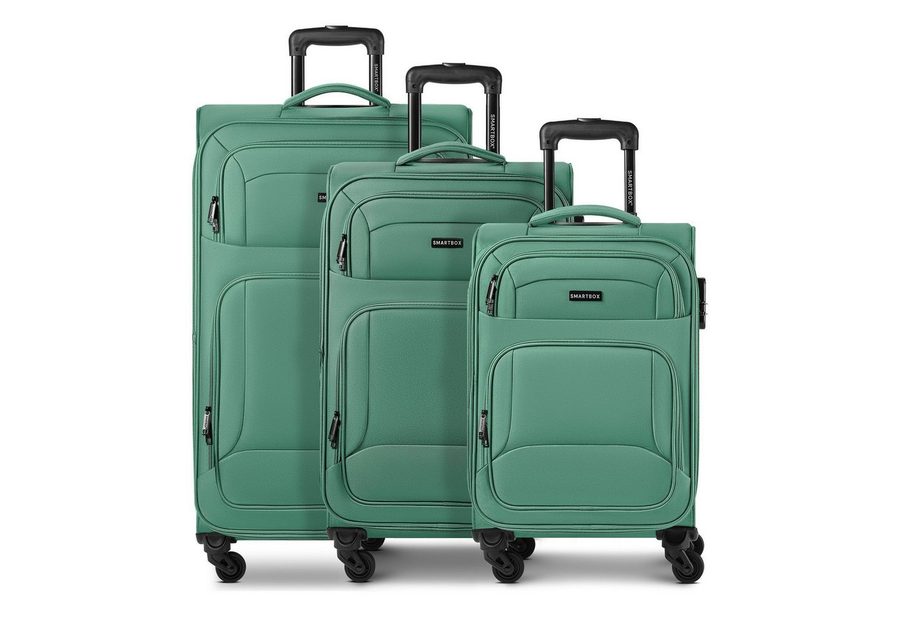 Smartbox Kofferset Edition 04 4 Rollen Kofferset 3-teilig mit Dehnfalte, (Set)