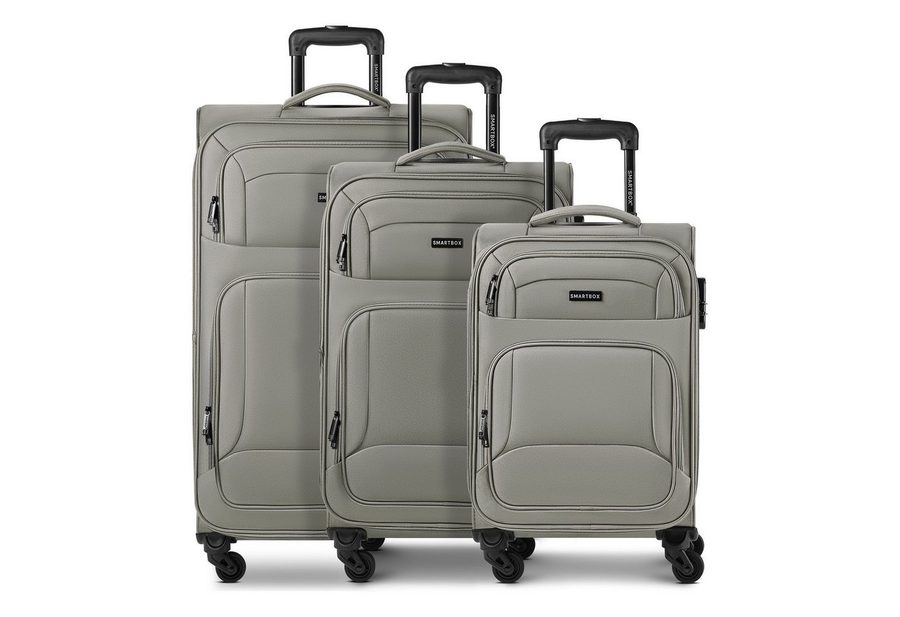 Smartbox Kofferset Edition 04 4 Rollen Kofferset 3-teilig mit Dehnfalte, (Set)
