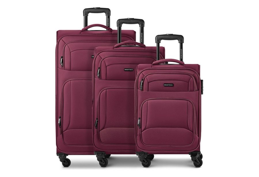 Smartbox Kofferset Edition 04 4 Rollen Kofferset 3-teilig mit Dehnfalte, (Set)