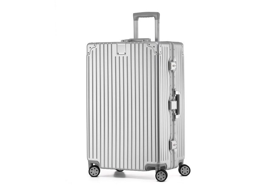 KOFA Koffer ZURICH, 75cm Alu-Rahmen & Polycarbonat-Hartschale, 4 Rollen, TSA Schloss