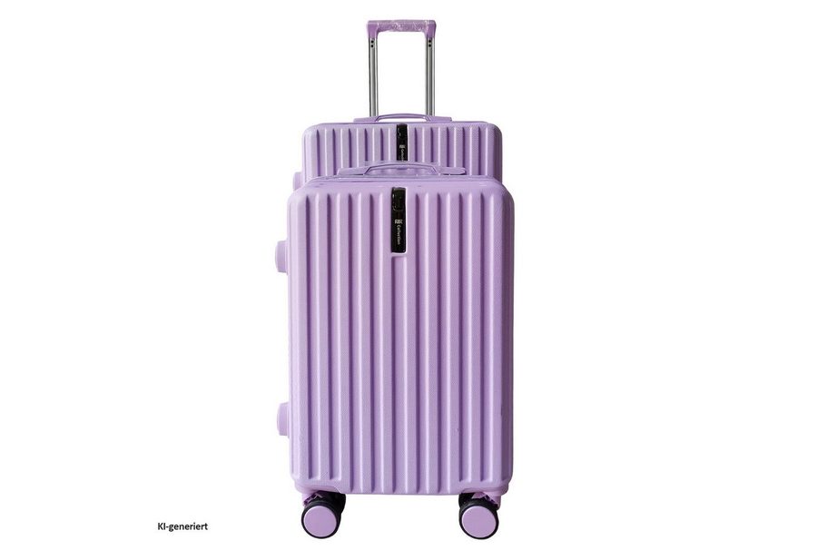 NTK-Collection Kofferset Kofferset Leandra 2-teilig, 4 Rollen, (Set, 2 Koffer), Hartschalenkoffer mit Rollen Teleskopgriff Zahlenschloss