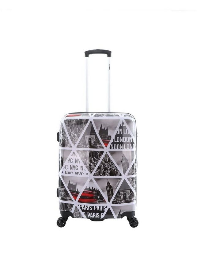 Saxoline® Koffer Cities, hergestellt aus Acrylnitril-Butadien-Styrol (ABS)