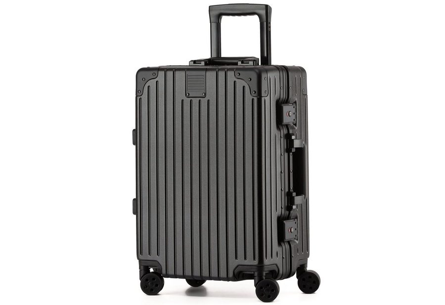 KOFA Handgepäckkoffer ZURICH, 55cm Alu-Rahmen & Polycarbonat-Hartschale, 4 Rollen, TSA Schloss