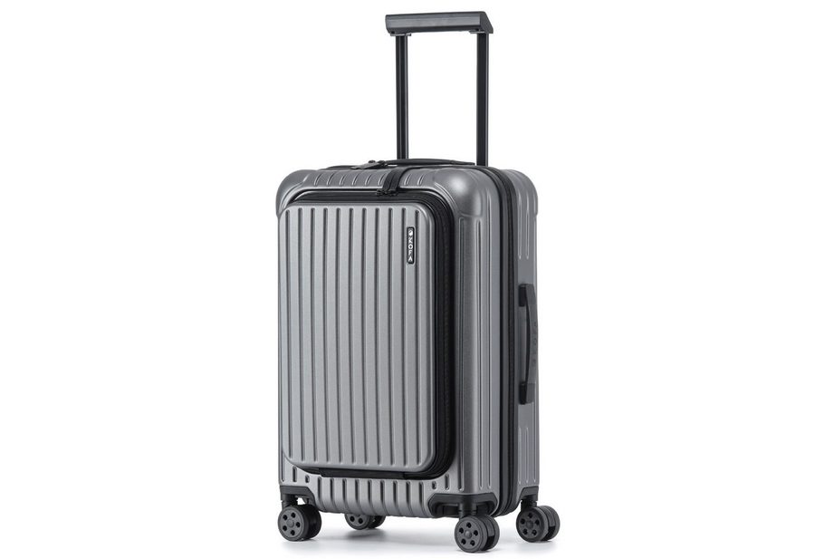KOFA Handgepäckkoffer MUNICH, 55cm Laptopfach 100% Polycarbonat-Hartschale, 4 Rollen, TSA Schloss