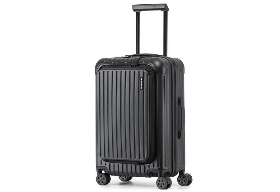 KOFA Handgepäckkoffer MUNICH, 55cm Laptopfach 100% Polycarbonat-Hartschale, 4 Rollen, TSA Schloss