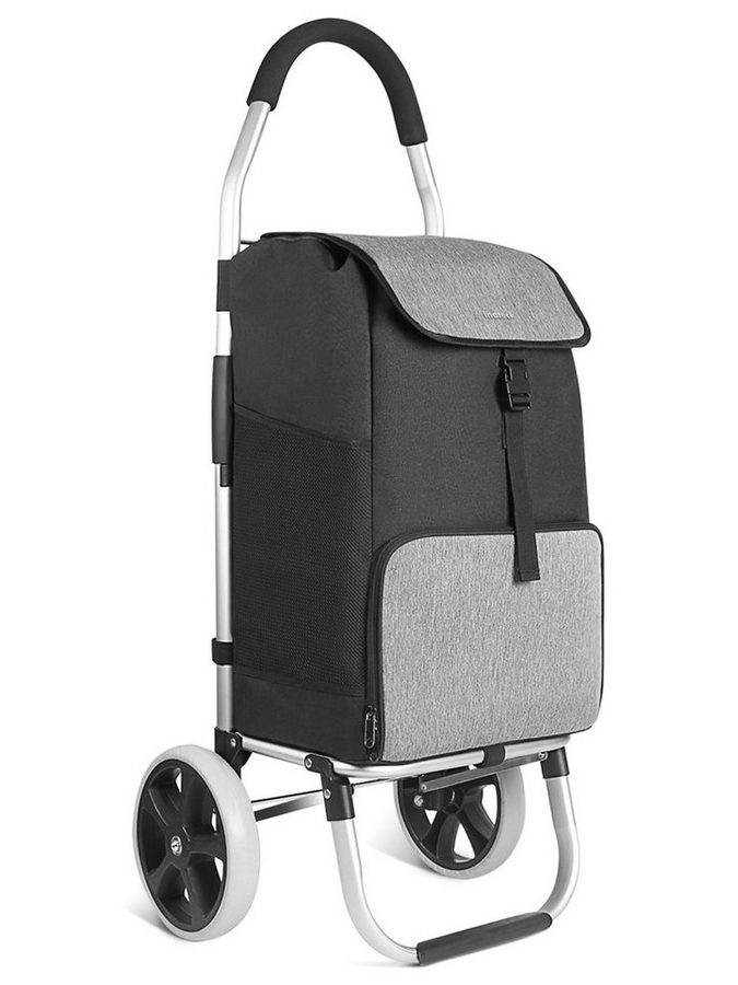 Inateck Einkaufstrolley Handwagen, Faltbar, Tragkraft 45 kg, 41 l, mit Wärmedämmungstasche, leichte