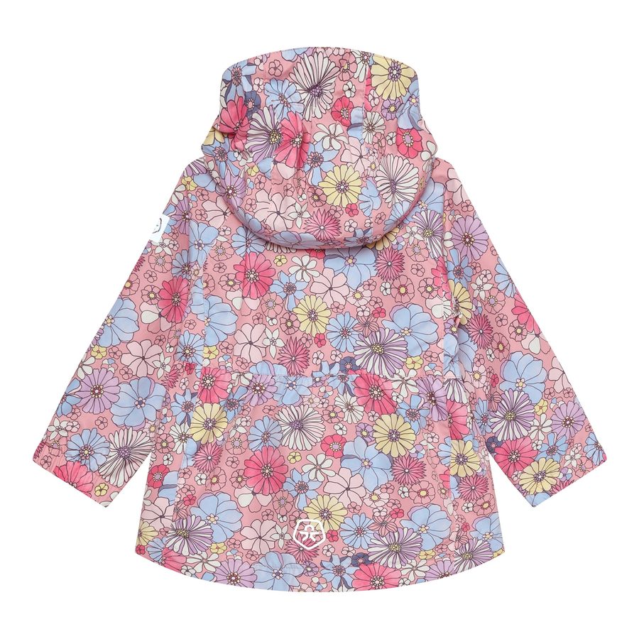 Colorkids Regenjacke mit abnehmbarer Kapuze Blumen von Colorkids