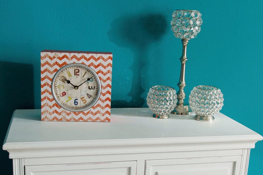 Myflair Möbel & Accessoires Tischuhr - Orange-