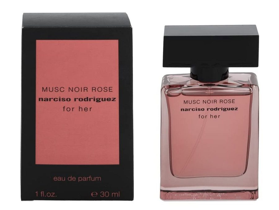 Narcisco Rodriguez Eau de Parfum For Her Musc Noir Rose Damen EDP Spray, Süß-blumig-moschusiger Duft mit Bergamotte, Rose und Vanille