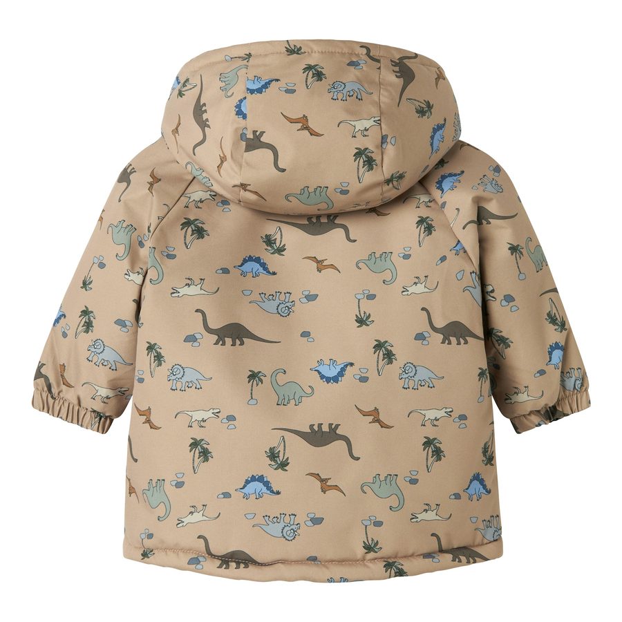 Name It Winterjacke mit Kapuze Plüschfutter Dinos von name it